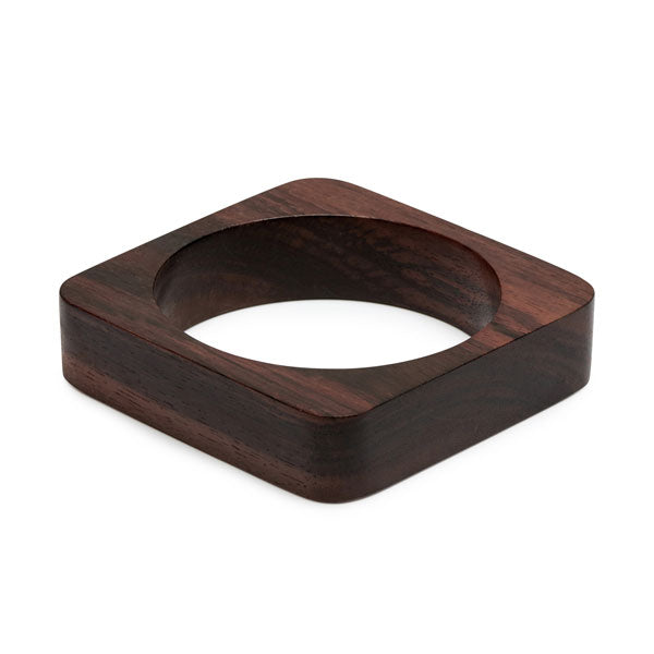 Branch Jewellery - Square brown wood bangle