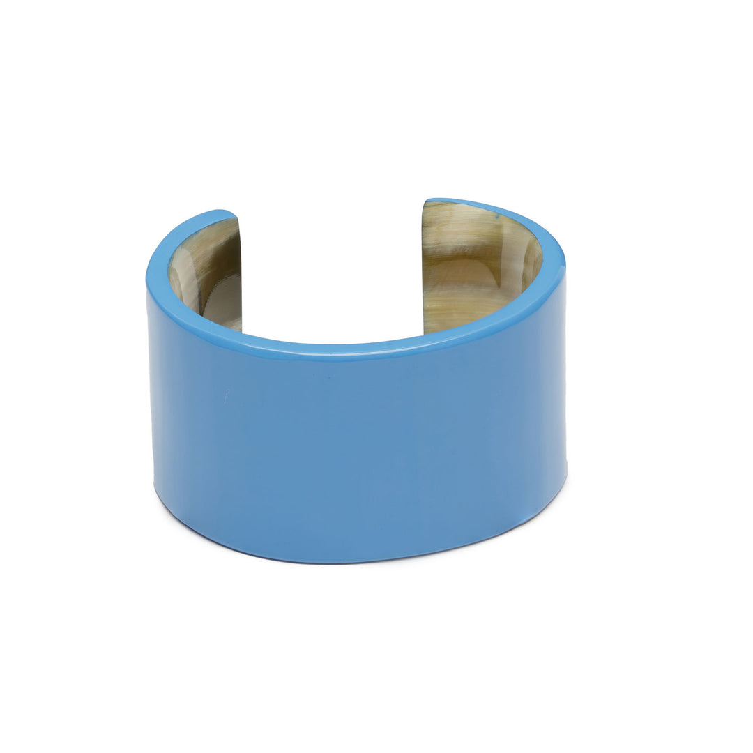 Branch Jewellery - Light Blue lacquered cuff