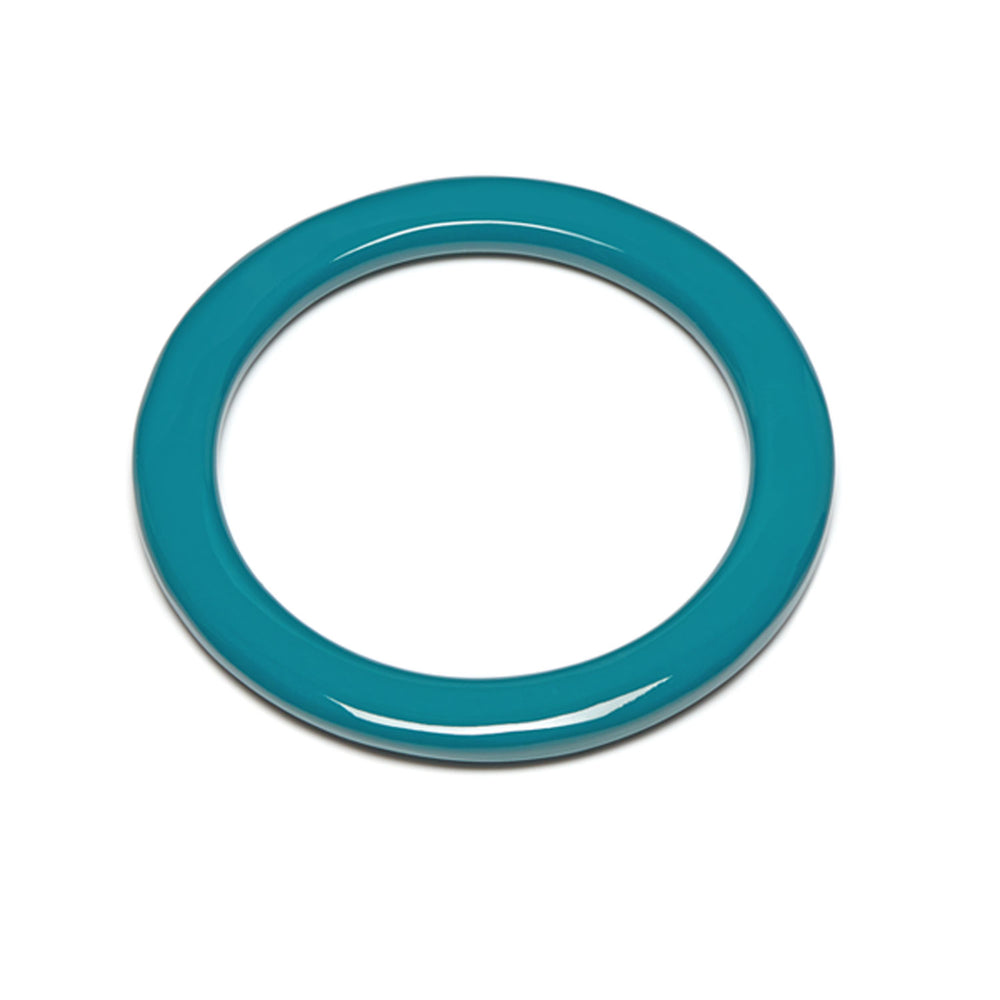 Branch Jewellery - Teal Blue lacquered horn bangle
