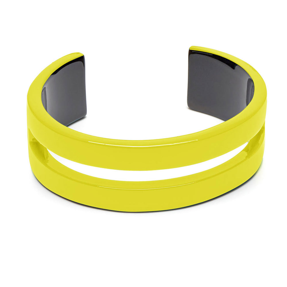 Branch Jewellery Chartreuse cut out cuff