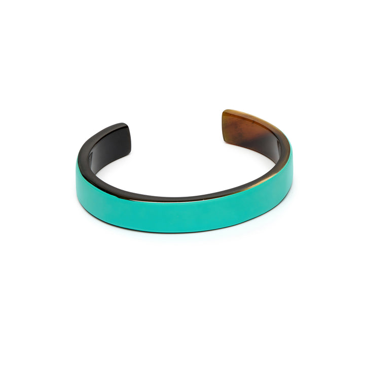 Branch Jewellery - Aquamarine slim lacquered cuff