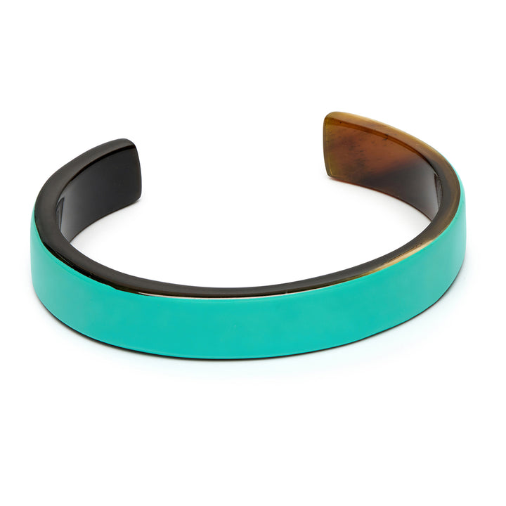 Branch Jewellery - Aquamarine slim lacquered cuff