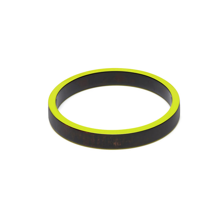 Slim Lime and Black Bangle