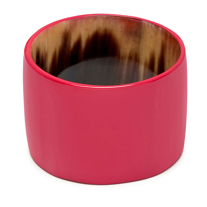 Branch Jewellery Red Lacquered wide horn bangle