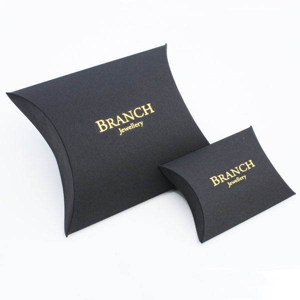 Branch Jewellery satin gift bag and recycled card packaging