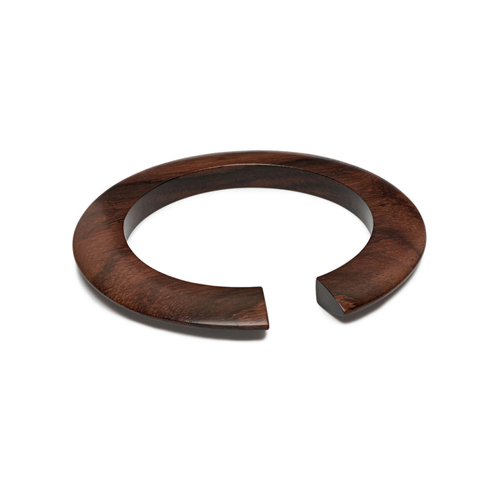 Brown wood Open Tribe Bangle