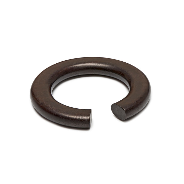 Branch Jewellery Rounded open black wood bangle