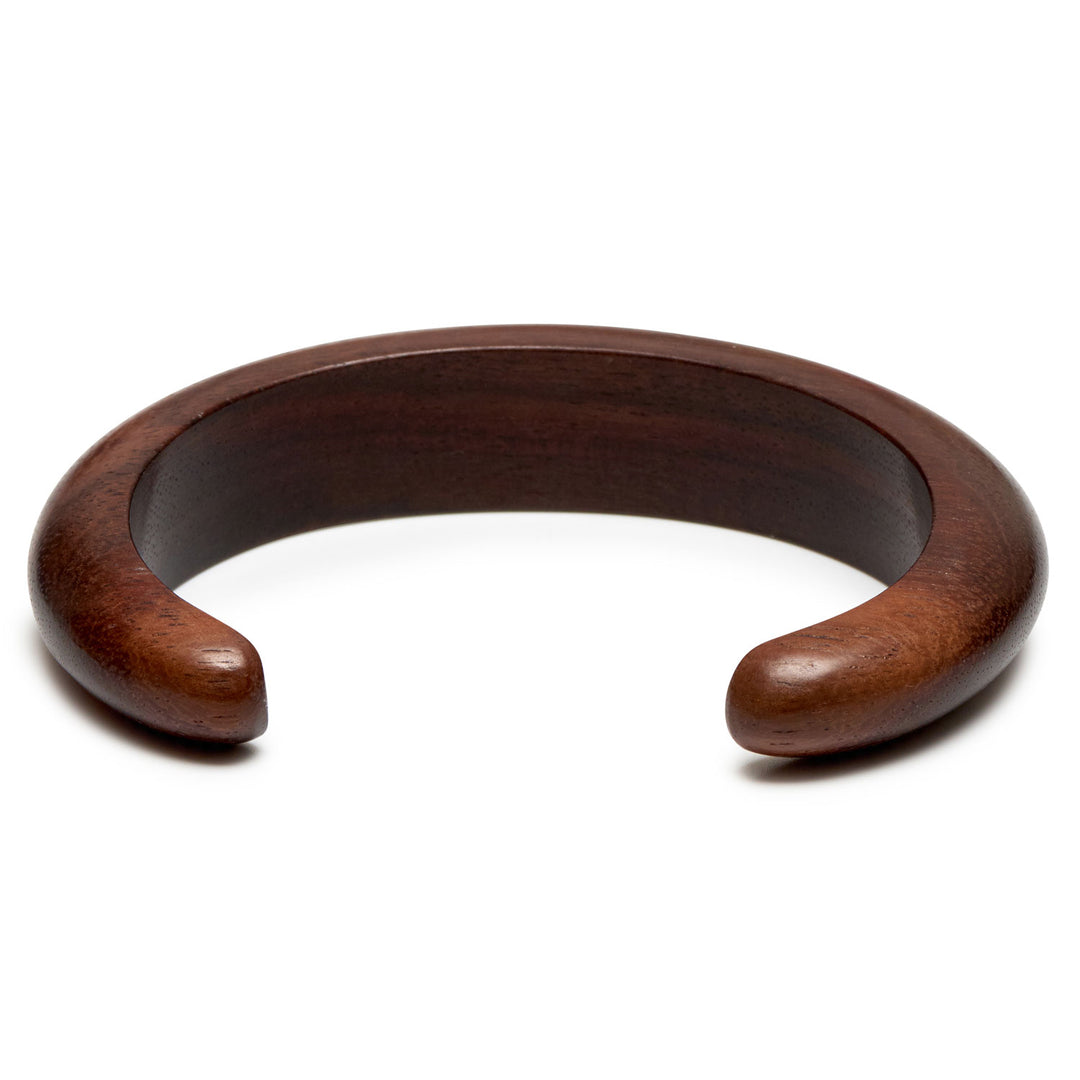 Slim rounded rosewood cuff