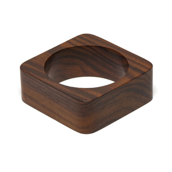 Wide Square Rosewood bangle