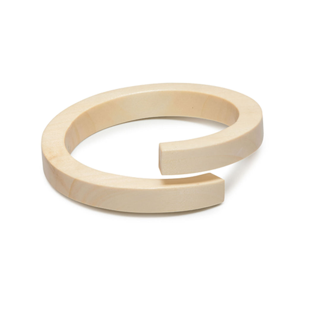 Branch Jewellery - White wood wrap over bangle