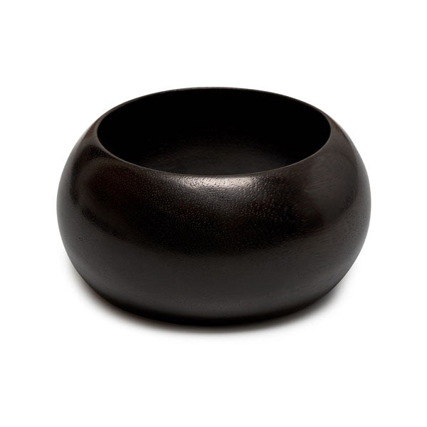Branch Jewellery - Wide rounded curved black wood bangle