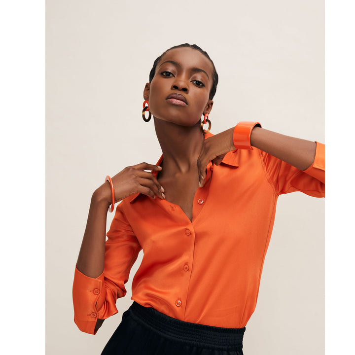 Branch Jewellery -Orange Lacquered horn jewellery collection