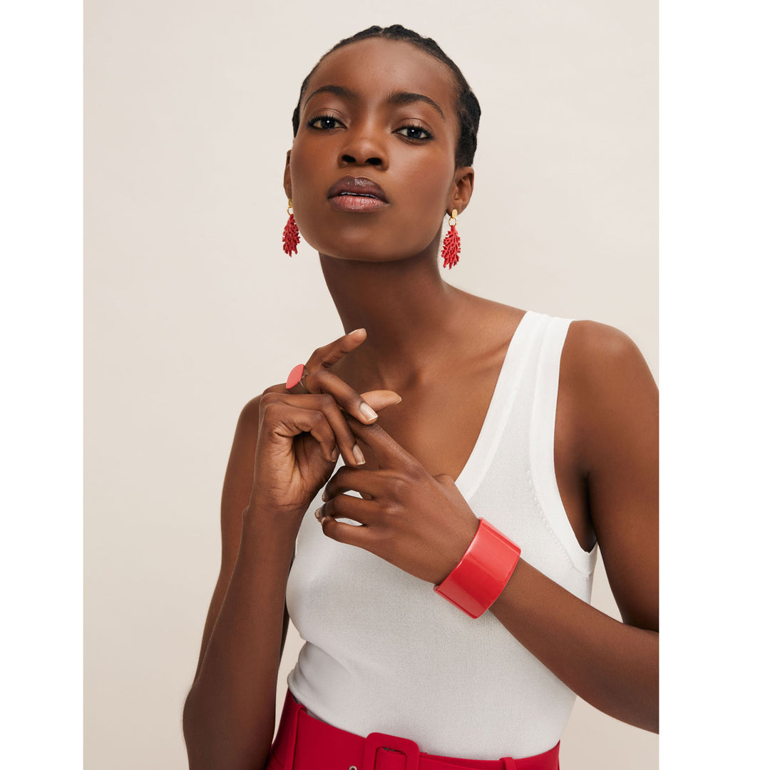 Branch Jewellery - Pink lacquered horn jewellery collection