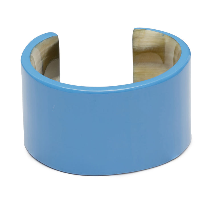 Branch Jewellery - Light Blue lacquered cuff
