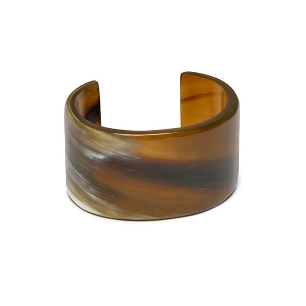 Branch Jewellery - Natural brown horn cuff