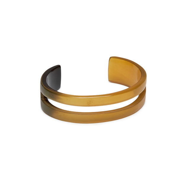 Branch Jewellery - Black natural horn cut out cuff