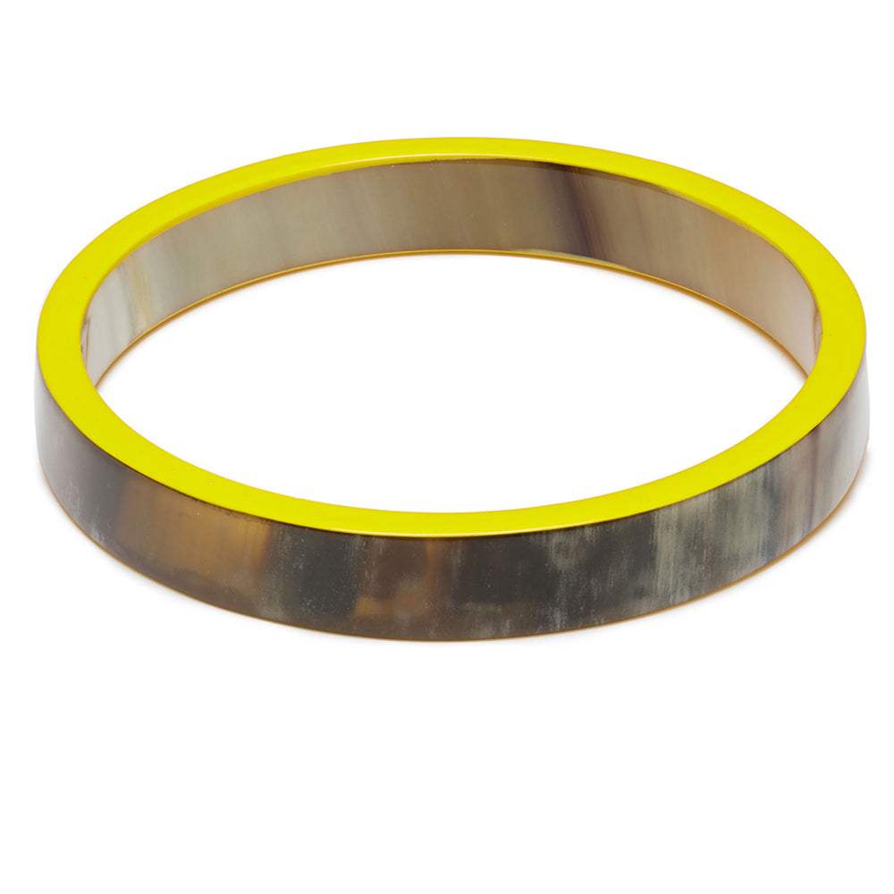 Branch Jewellery - Slim yellow and brown Natural Bangle