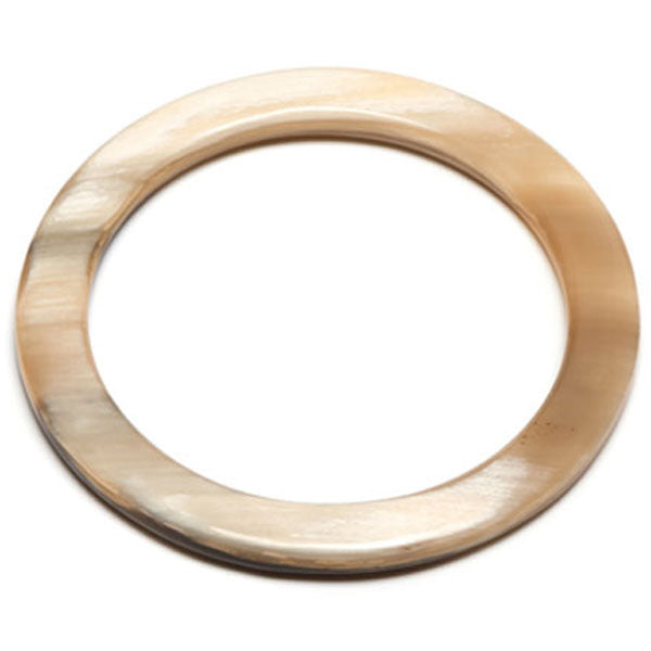 Branch Jewellery -White natural horn bangle