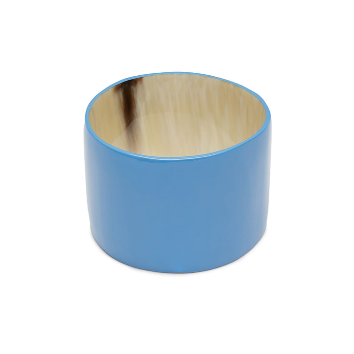 Light blue Lacquered Wide horn Bangle