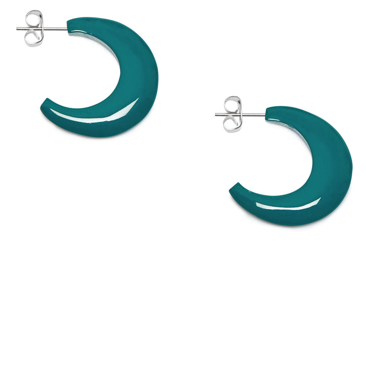 Small horn hoop - Teal