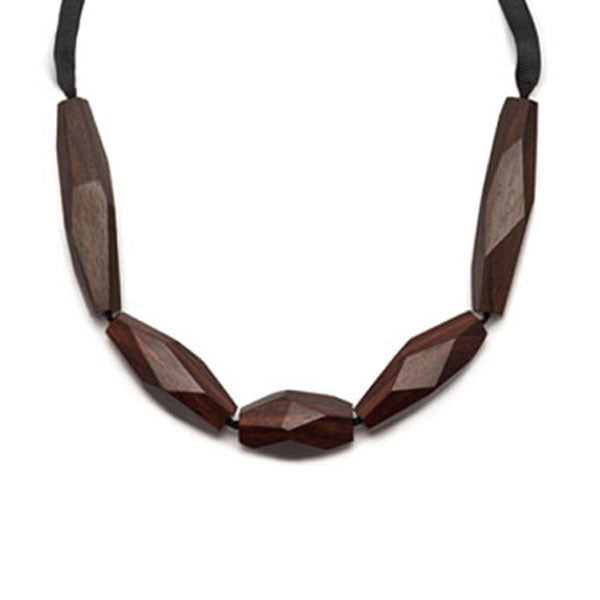 Branch Jewellery - Faceted Rosewood necklace