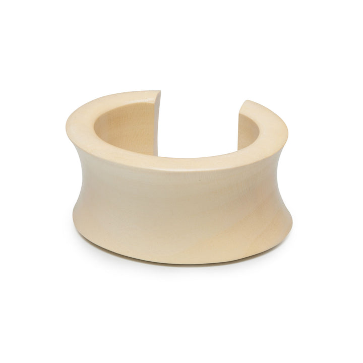 Concave whitewood cuff