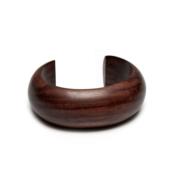 Branch Jewellery - Curved brown wood cuff